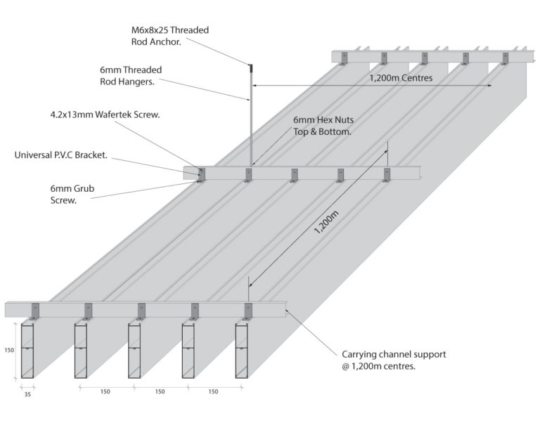 Baffle 150 x 35mm Capco Ceiling & Partition Systems