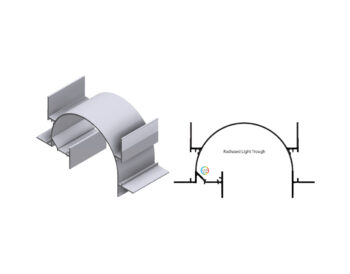 Radiused Light Trough